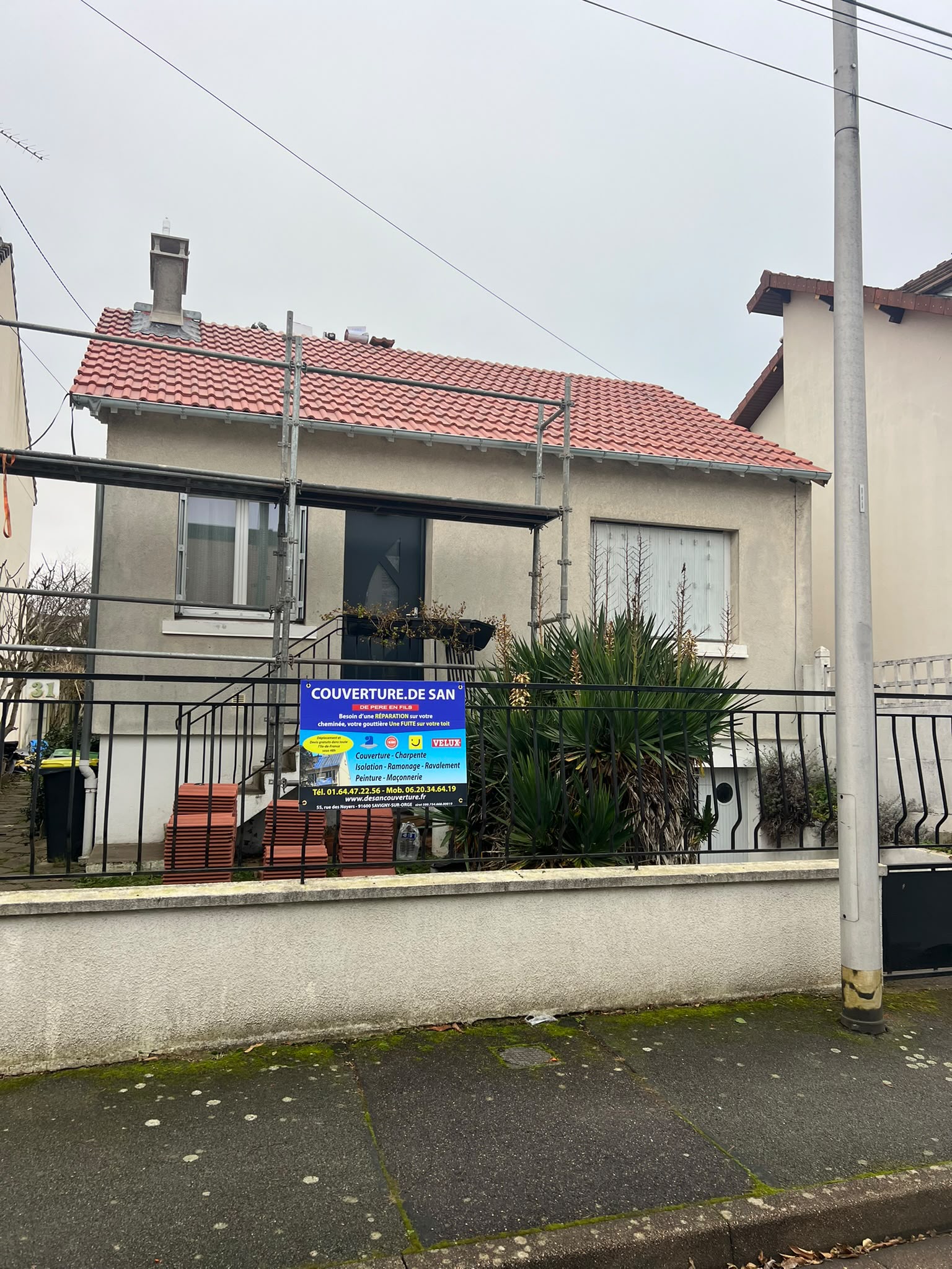Maison rénovée couvreur Essonne 91