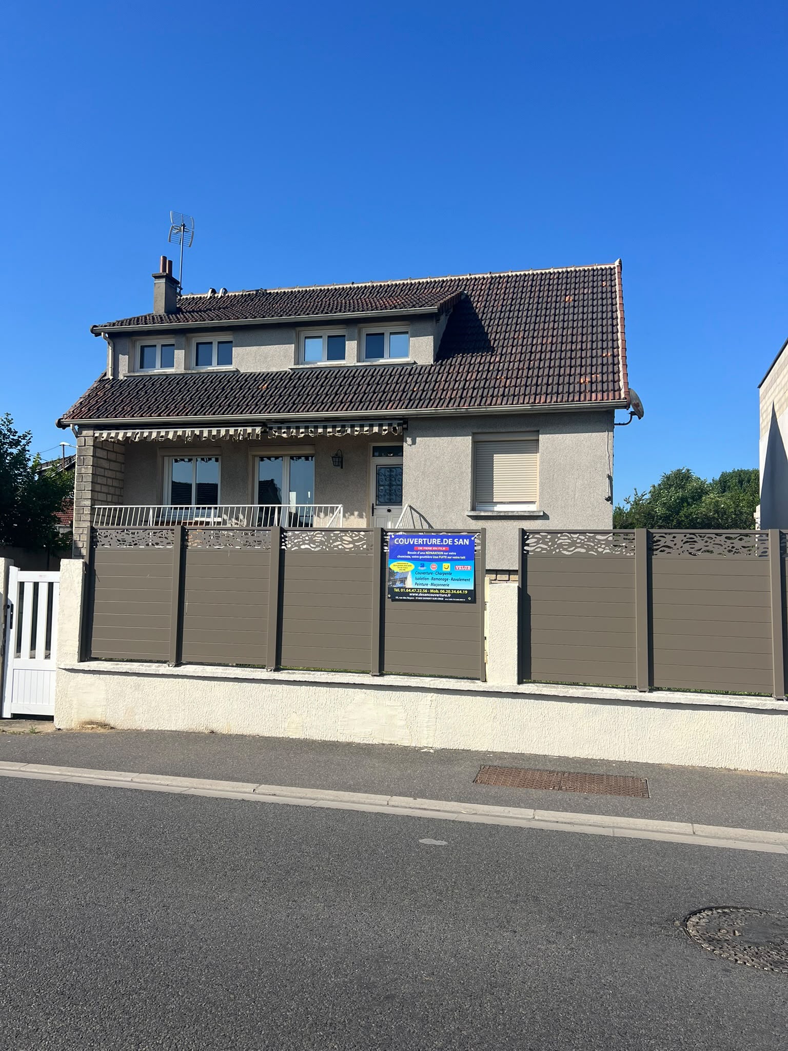 Ravalement façade en cours Essonne 91