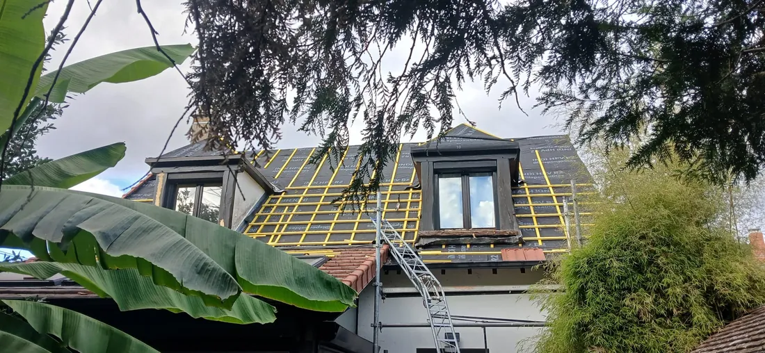 Rénovation de toiture à lucarnes à Longjumeau
